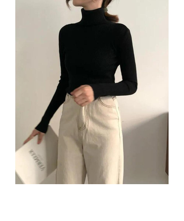 【当商品送料無料】ニット トップス 冬 通販 リブニット ハイネック セーター 長袖 ハイネックニット ハイネックセーター インナーニット