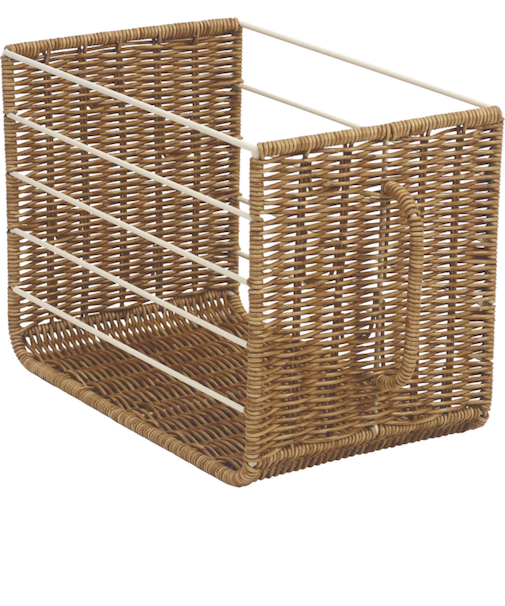 【当商品送料無料】UTILE ユティル ストッカー ハンドル付 通販 ハンドル付ストッカー バスケット 小物入れ カゴ 収納かご 持ち手 持ち手付き