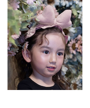 【当商品送料無料】ヘアバンド キッズ 洗顔 通販 Rora リボン ヘアーバンド 髪どめ 髪留め ヘアターバン 髪飾り 女の子 女子 子供 子ども