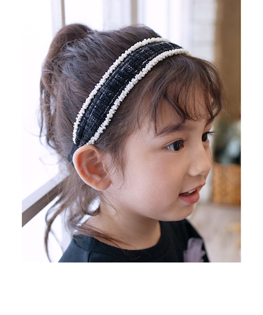 【当商品送料無料】Rora カチューシャ キッズ 通販 モア ツイード 髪飾り 髪留め 髪どめ ヘアアクセサリー ヘアバンド ヘッドドレス 子供