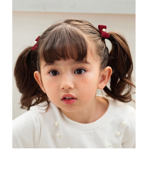 当商品送料無料】Rora ヘアクリップ キッズ 2個セット 通販 ベル ミニ