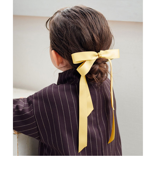【当商品送料無料】Rora ヘアゴム キッズ 通販 レア ロングリボン 髪ゴム 髪飾り 髪どめ 髪留め ヘアアクセサリー 子供 子ども こども