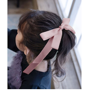 【当商品送料無料】Rora ヘアゴム キッズ 通販 レア ロングリボン 髪ゴム 髪飾り 髪どめ 髪留め ヘアアクセサリー 子供 子ども こども