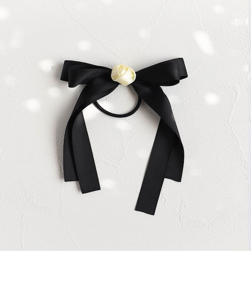 【当商品送料無料】Rora ヘアゴム キッズ 通販 ローズ リボン 髪ゴム 髪飾り 髪どめ 髪留め ヘアアクセサリー 子供 子ども こども 女の子