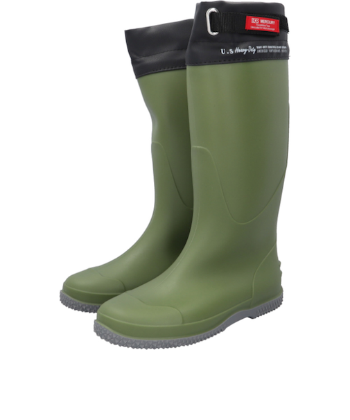 【当商品送料無料】長くつ レディース 通販 MERCURY マーキュリー レインブーツ 作業ブーツ 農作業 土木作業 ロング アウトドア キャンプ