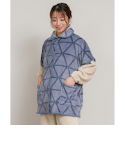 【当商品送料無料】ブランケットローブ ショート丈 通販 ローブ ブランケット レディース 前開き フロントボタン ルームウェア 暖かい ふわふわ