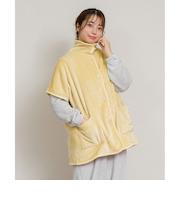 【当商品送料無料】ブランケットローブ ショート丈 通販 ローブ ブランケット レディース 前開き フロントボタン ルームウェア 暖かい ふわふわ