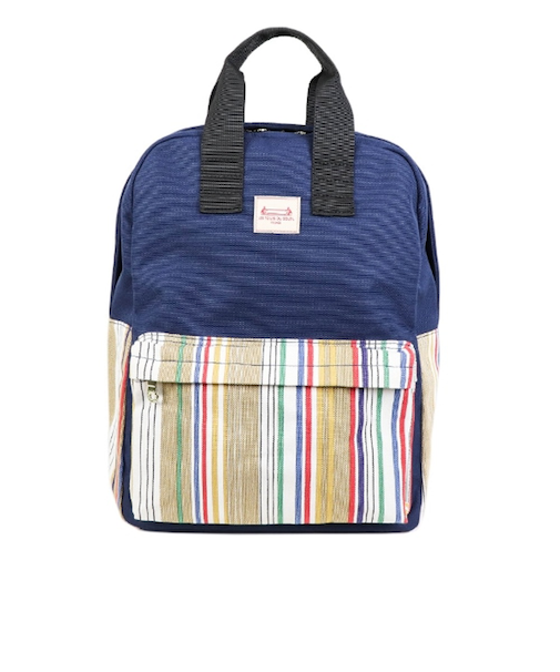 【当商品送料無料】Les Toiles Du Soleil リュック S 通販 リュックサック デイパック ハンドル付き 手持ち クッションポケット