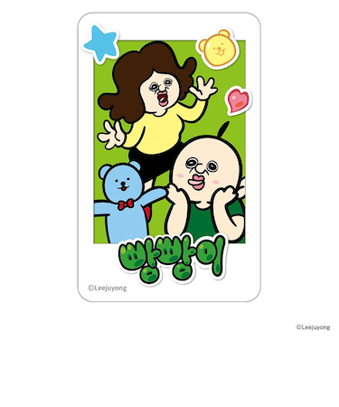 【当商品送料無料】パンパンくんの日常 グッズ 通販 ぱんぱんくん 韓国 シール ステッカーシール まじかる百貨店ステッカー