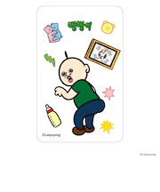 【当商品送料無料】パンパンくんの日常 グッズ 通販 ぱんぱんくん 韓国 まじかる百貨店クリアカード 4947864071387 パンパンくん