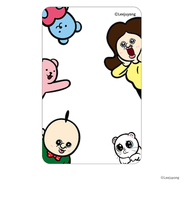 【当商品送料無料】パンパンくんの日常 グッズ 通販 ぱんぱんくん 韓国 クリアカード まじかる百貨店クリアカード 4947864071370 全員