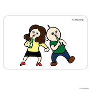 【当商品送料無料】パンパンくんの日常 グッズ 通販 ぱんぱんくん 韓国 クリアカード まじかる百貨店クリアカード 4947864071363 オクジ