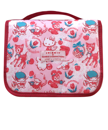 【当商品送料無料】スイマー サンリオ トラベルポーチ 吊り下げ 通販 SWIMMER×SANRIO 吊り下げポーチ つりさげ ポーチ