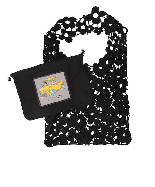 【当商品送料無料】トートバッグ レディース 通販 ポーチ付き 手提げバッグ Lyre リタちゃん かわいい おしゃれ キュート 刺繍 スパンコール