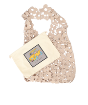 【当商品送料無料】トートバッグ レディース 通販 ポーチ付き 手提げバッグ Lyre リタちゃん かわいい おしゃれ キュート 刺繍 スパンコール