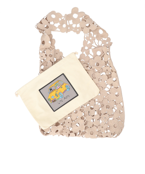 【当商品送料無料】トートバッグ レディース 通販 ポーチ付き 手提げバッグ Lyre リタちゃん かわいい おしゃれ キュート 刺繍 スパンコール