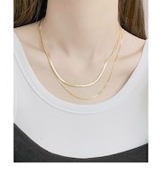 【当商品送料無料】ネックレス レディース シンプル 通販 ペンダント ジュエリー レディースアクセサリー 2連ネックレス 大人 おしゃれ かわいい