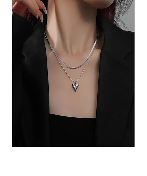 【当商品送料無料】ネックレス レディース シルバー 通販 ペンダント 首飾り アクセサリー ジュエリー ハート シンプル 大人 かわいい おしゃれ