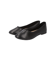 【当商品送料無料】パンプス ラウンド 通販 フラットシューズ フラットパンプス レディース 靴 合皮 フェイクレザー コンフォートシューズ くつ