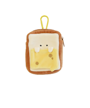 【当商品送料無料】もちっと食ぱんさん ポーチ 通販 食パンさん カラビナポーチ カラビナ付きポーチ マスコット 小物入れ アクセサリーポーチ