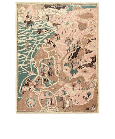 【当商品送料無料】ムーミン ラグマット 通販 ゴブラン織りラグ シェニールラグ カーペット ラグカーペット 絨毯 じゅうたん かわいい おしゃれ