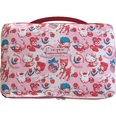 【当商品送料無料】スイマー サンリオ トラベルポーチ 圧縮 通販 SWIMMER×SANRIO 圧縮ポーチ 圧縮袋 旅行 トラベル 旅行ポーチ