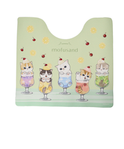 【当商品送料無料】PVC トイレマット 拭ける 通販 トイレ マット 拭けるトイレマット 抗菌 防臭 モフサンド mofusand キャラクター