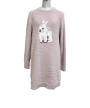 【当商品送料無料】ルームウェア ワンピース 長袖 通販 レディース ルームウエア 部屋着 モール アニマルワンピース ふわふわ ワンマイル
