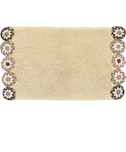 【当商品送料無料】マット おしゃれ 玄関マット 通販 クロシェ編み バスマット インテリアマット かわいい トイレマット エスニック レトロ