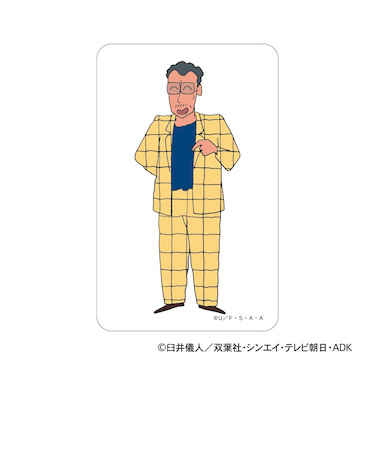 【当商品送料無料】クレヨンしんちゃん グッズ 通販 クリアカード まじかる百貨店クリアカード 組長 4947864047221 スマホ裏