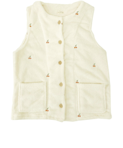 【当商品送料無料】ベスト レディース ルームウェア 通販 刺繍ベスト 部屋着 ジレ トップス ルームウエア 秋 冬 ノースリーブ 上着 カジュアル