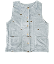 【当商品送料無料】ベスト レディース ルームウェア 通販 刺繍ベスト 部屋着 ジレ トップス ルームウエア 秋 冬 ノースリーブ 上着 カジュアル