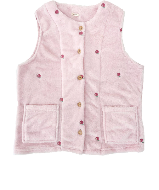 【当商品送料無料】ベスト レディース ルームウェア 通販 刺繍ベスト 部屋着 ジレ トップス ルームウエア 秋 冬 ノースリーブ 上着 カジュアル