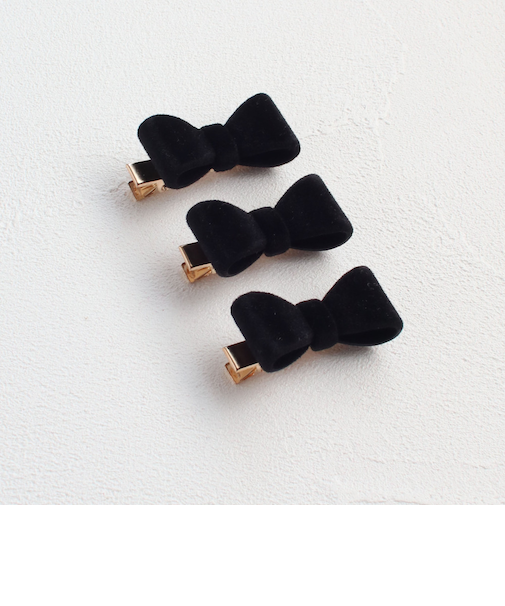 【当商品送料無料】Rora ヘアクリップ キッズ 3個セット 通販 ひな ヘアークリップ 髪どめ 髪留め ヘアアクセサリー 髪飾り リボン ミニ