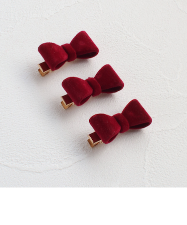 【当商品送料無料】Rora ヘアクリップ キッズ 3個セット 通販 ひな ヘアークリップ 髪どめ 髪留め ヘアアクセサリー 髪飾り リボン ミニ