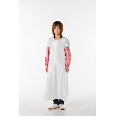 【当商品送料無料】防水エプロン 通販 エプロン 業務用 業務用エプロン 作業用エプロン 前掛け 首掛け 作業着 #6300 ロング 防水 撥水