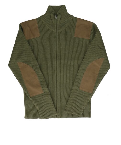 【当商品送料無料】ジップアップセーター メンズ 通販 ミリタリーセーター コマンドセーター ジップアップ ニット セーター ミリタリー