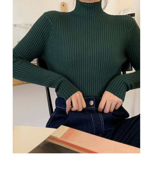 【当商品送料無料】ニット トップス 冬 通販 リブニット ハイネック セーター 長袖 ハイネックニット ハイネックセーター インナーニット