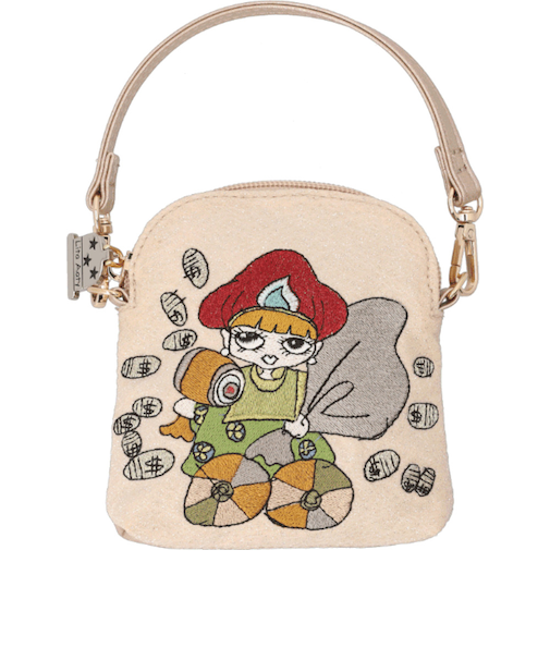 【当商品送料無料】ポーチ 小物入れ 通販 Lyre リタちゃん メイクポーチ マルチケース コスメポーチ 刺繍 スパンコール 化粧ポーチ 持ち運び