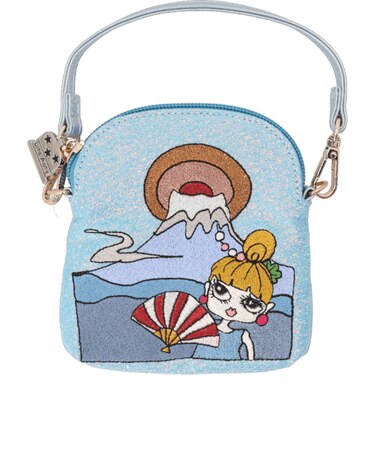 【当商品送料無料】ポーチ 小物入れ 通販 Lyre リタちゃん メイクポーチ マルチケース コスメポーチ 刺繍 スパンコール 化粧ポーチ 持ち運び