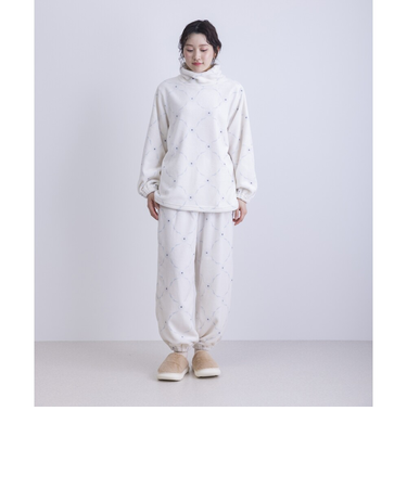 【当商品送料無料】ルームウェア レディース 上下セット 通販 パジャマ 長袖 おしゃれ 部屋着 ふわふわ かわいい 寝巻き 寝間着 ロングパンツ