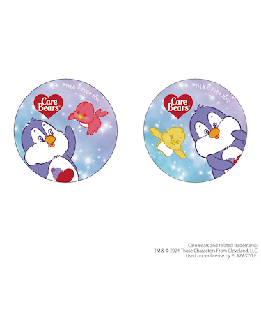 【当商品送料無料】ケアベア グッズ 通販 Care Bears 缶バッジ まじかる百貨店缶バッジ 4947864074388 コージーハートペンギン