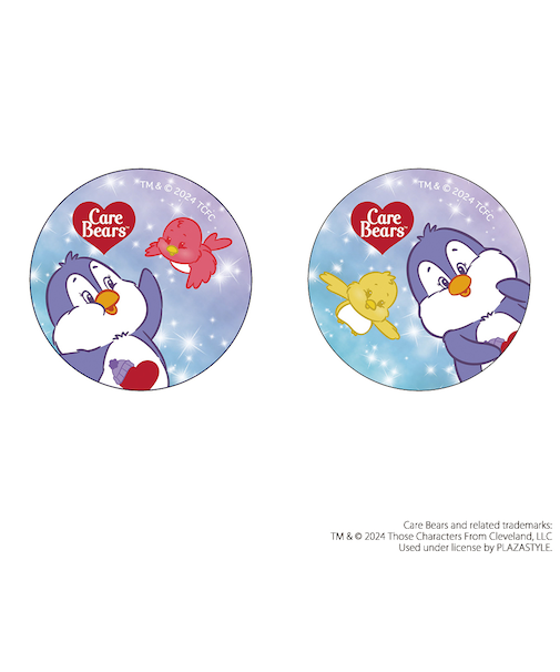 【当商品送料無料】ケアベア グッズ 通販 Care Bears 缶バッジ まじかる百貨店缶バッジ 4947864074388 コージーハートペンギン