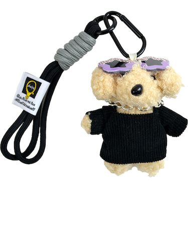 【当商品送料無料】チャーム サングラス いぬ 通販 キーホルダー ぬいキーホルダー ぬいぐるみチャーム バッグチャーム イヌチャーム キーリング