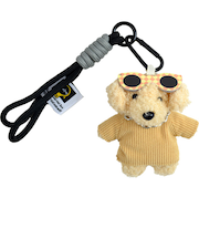 【当商品送料無料】チャーム サングラス いぬ 通販 キーホルダー ぬいキーホルダー ぬいぐるみチャーム バッグチャーム イヌチャーム キーリング