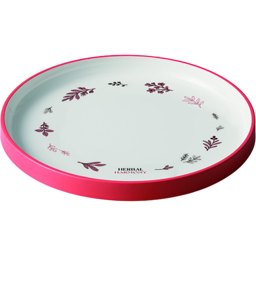 【当商品送料無料】お皿 おしゃれ シンプル 通販 日本製 皿 プレート 中皿 ふち すくいやすい 21cm かわいい 可愛い ボタニカル柄 カフェ風