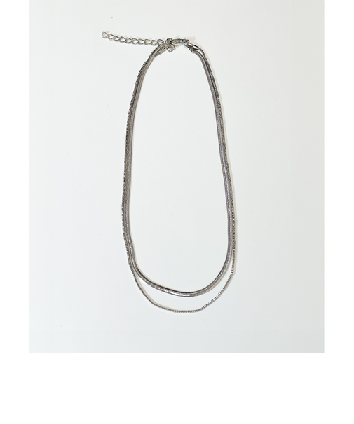 【当商品送料無料】ネックレス レディース シンプル 通販 ペンダント 首飾り ジュエリー アクセサリー 二重 ダブル かわいい おしゃれ 可愛い