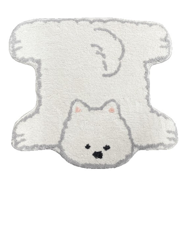 【当商品送料無料】ミニマット かわいい 通販 犬のひらきマット マット ラグ 玄関マット キッチンマット 滑り止め フロアマット ドアマット