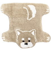 【当商品送料無料】ミニマット かわいい 通販 犬のひらきマット マット ラグ 玄関マット キッチンマット 滑り止め フロアマット ドアマット