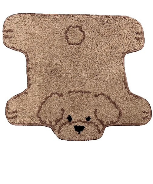 【当商品送料無料】ミニマット かわいい 通販 犬のひらきマット マット ラグ 玄関マット キッチンマット 滑り止め フロアマット ドアマット